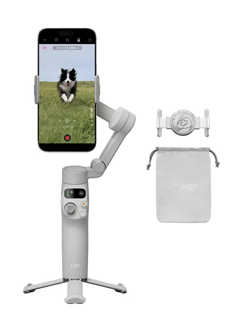 Osmo Mobile 7 Gimbal Stabilizer for iPhone, Android, Built-in Tripod, Ultra-Light