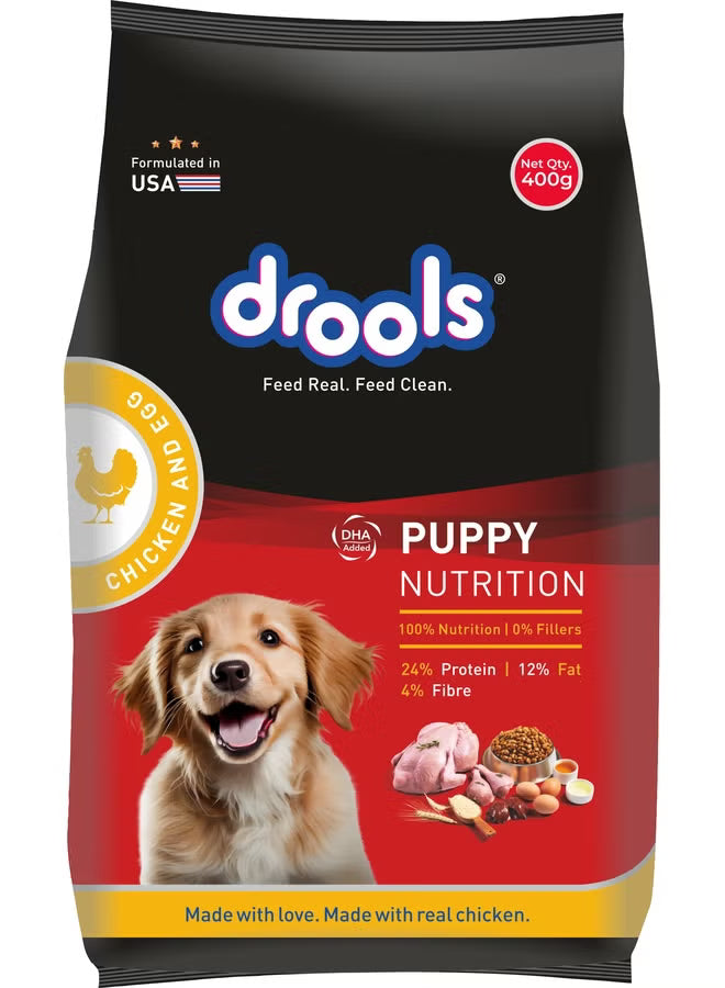 Puppy Dry Dog Food Chicken & Egg
