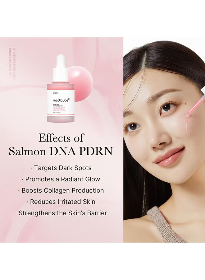 PDRN Pink Peptide Serum - Pink Glow Serum, Peptide, Niacinamide