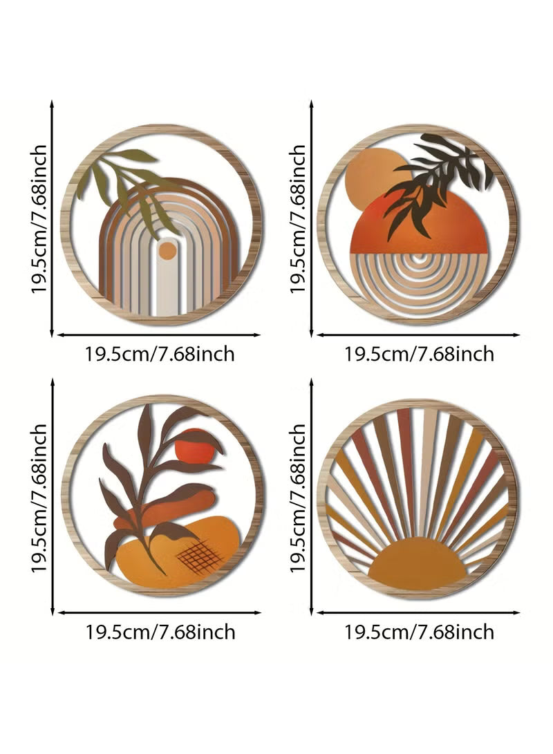 4 Hollowed-out country farmhouse wall art decoration