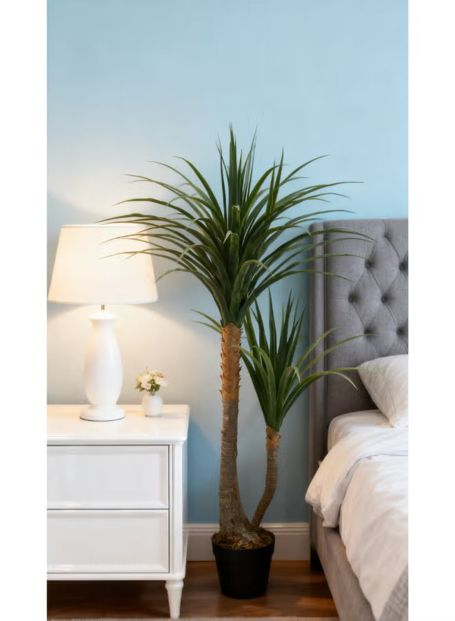 Yucca 120cm (4 ft) Tall Artificial Tree with Pot | Floor Plant with Lifelike Design