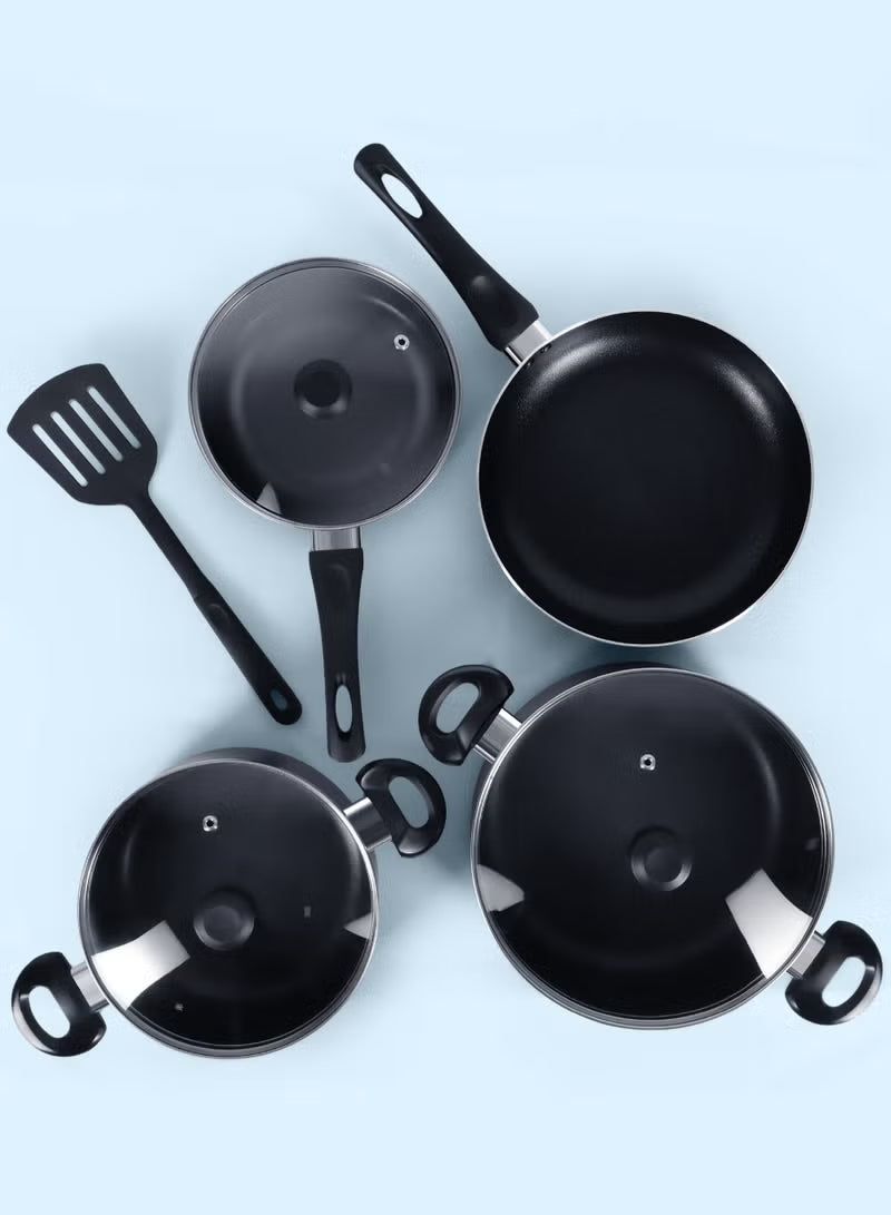 8 Pcs Nonstick Cookware Set (NCS8G) | 10X Tougher Non-Stick