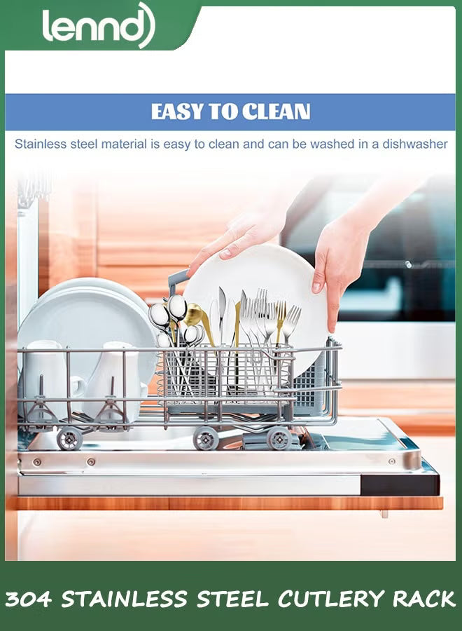 304 Stainless Steel Utensil Holder, Dish Drying Rack, kitchen