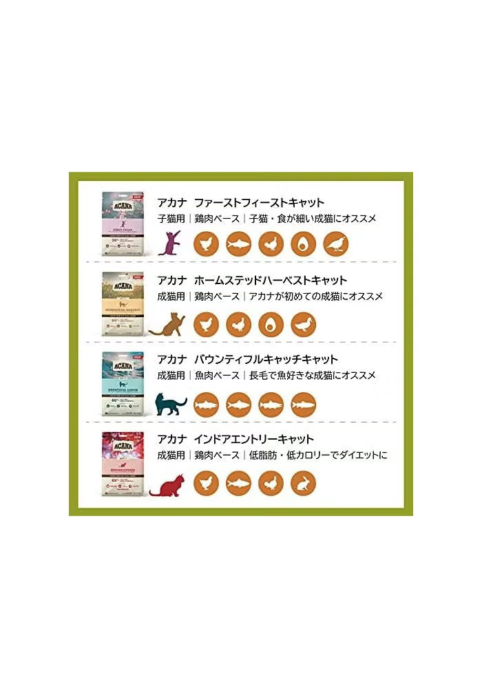 Acana Indoor Entree Recipe With Poultry & Fish Cat Dry Food - Hairball Control - 340G
