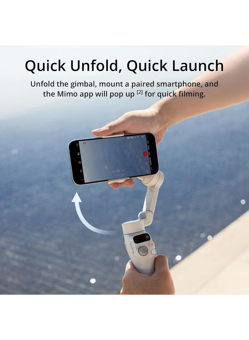Osmo Mobile 7 Gimbal Stabilizer for iPhone, Android, Built-in Tripod, Ultra-Light