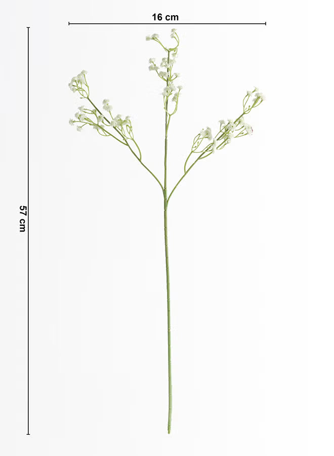 Baby Breath 6pc Flower Stick with 18 branches– Green | 57cm Artificial Flower