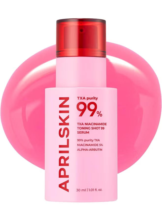 April Skin TXA Niacinamide 99 Toning Shot Spicule Brightening Dark Spot