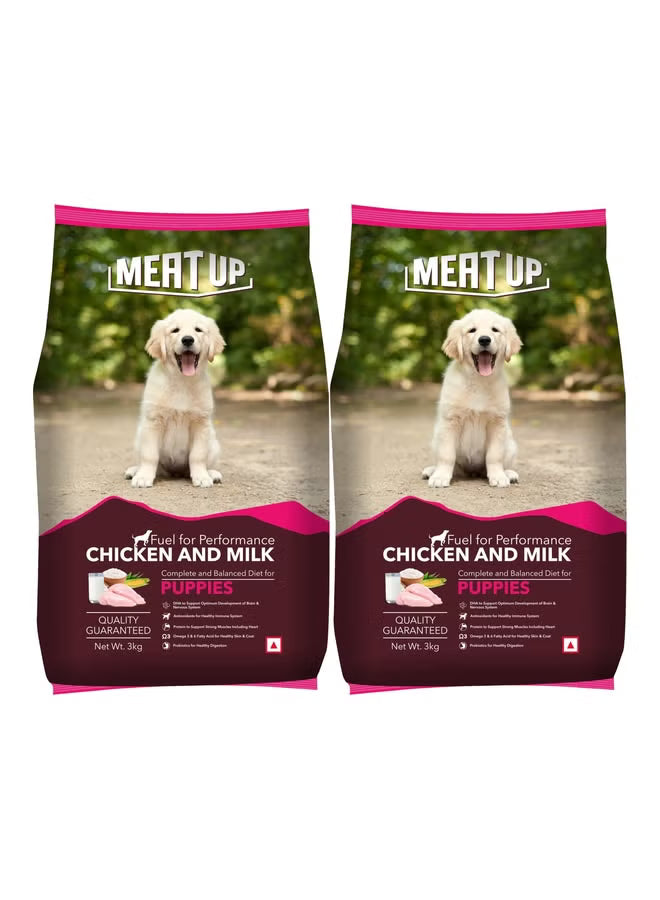 Puppy Dry Dog Food Chicken & Milk (Buy 1 Get 1)