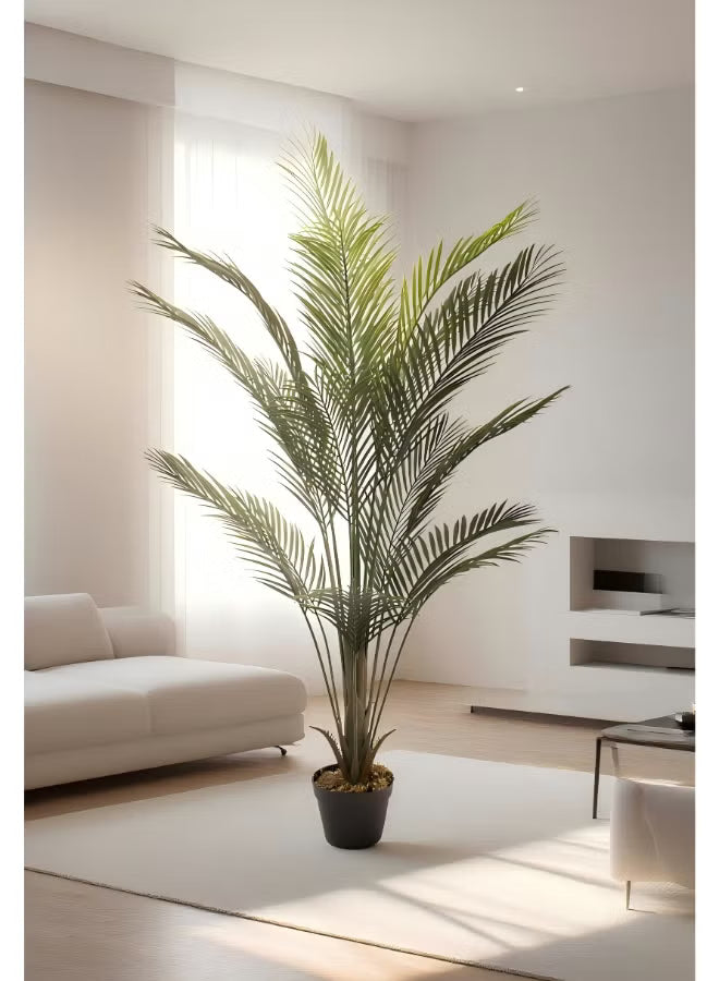 Palm 150cm (5 ft) Tall Artificial Tree with Pot | Floor Plant with Lifelike Design