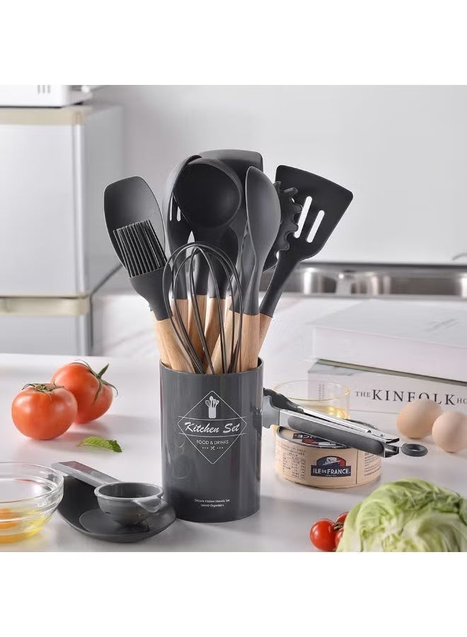 14 Pcs Silicone Cooking Utensils Set Heat Resistant Kitchen Tools