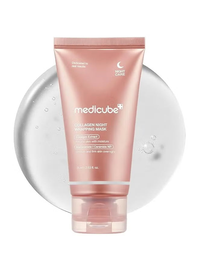 Collagen Overnight Wrapping Peel Off Facial Mask Pack - Elasticity And Hydration Care
