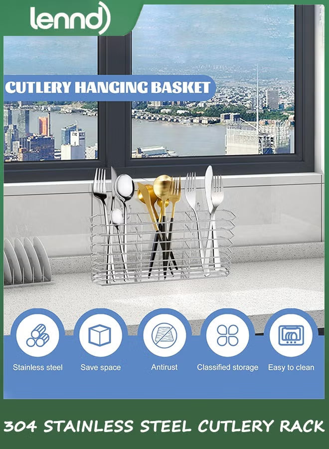 304 Stainless Steel Utensil Holder, Dish Drying Rack, kitchen