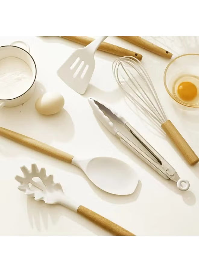 Kitchen Silicone 44 PCS Cooking Utensils Set, Kitchen Food-grade Non-Stick