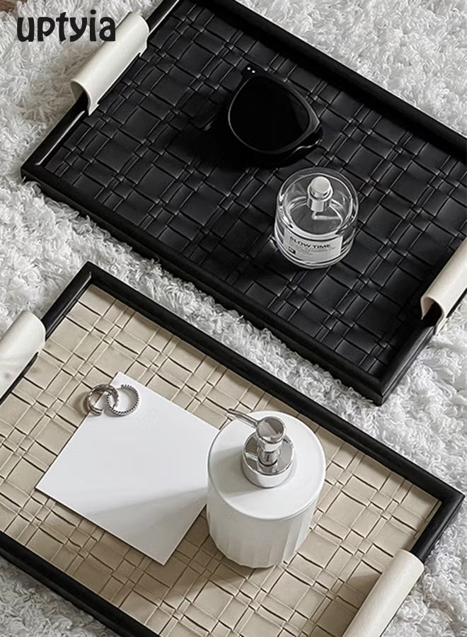 Rectangle Serving Tray Decor Platter, Elegant and Luxurious Jewelry