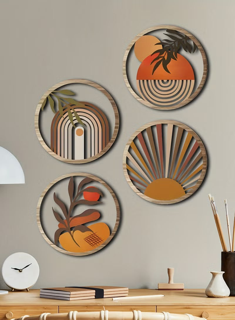 4 Hollowed-out country farmhouse wall art decoration