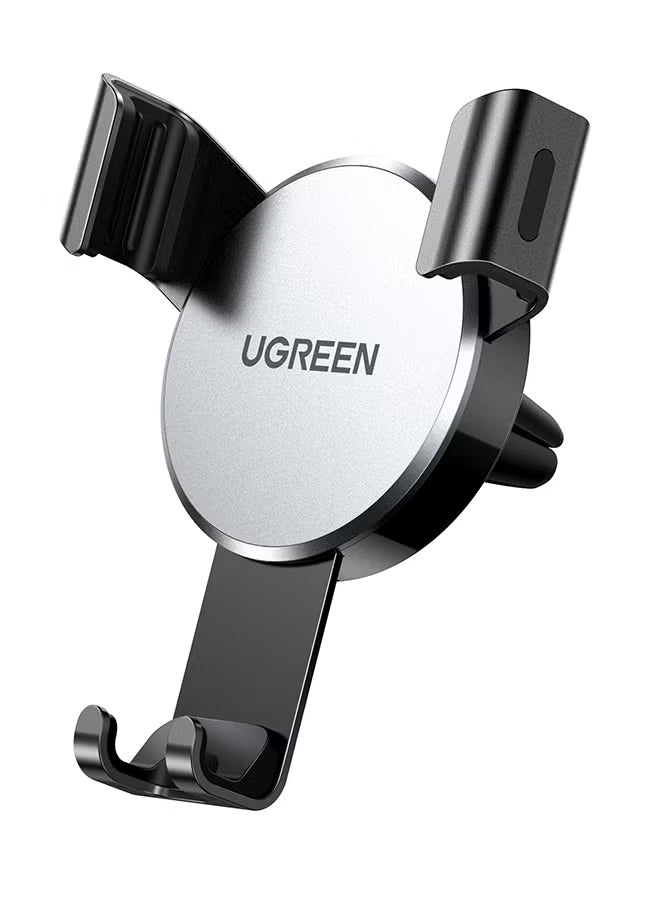 Car Phone Holder, Mobile Holder For the Car Air Vent Phone Stand Car Auto Lock Gravity Mobile Phone Mount Ac Vent Car Mount Compatible With iPhone 16/15/14 Series, Galaxy S24/S23 Z Flip 5 4, Xiaomi Grey