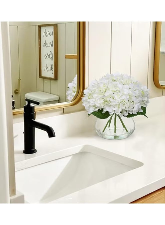 3Pcs Silk Hydrangea Artificial Flowers Realistic Hydrangea Flowers