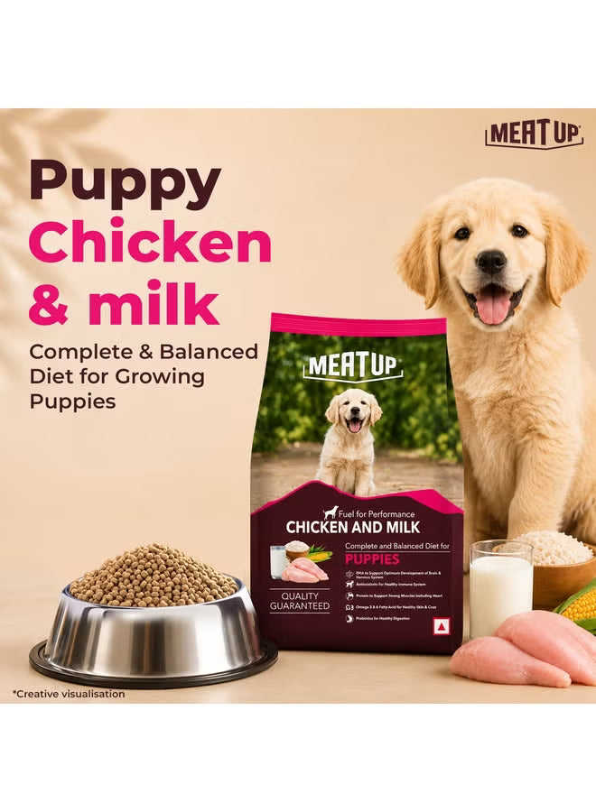 Puppy Dry Dog Food Chicken & Milk (Buy 1 Get 1)