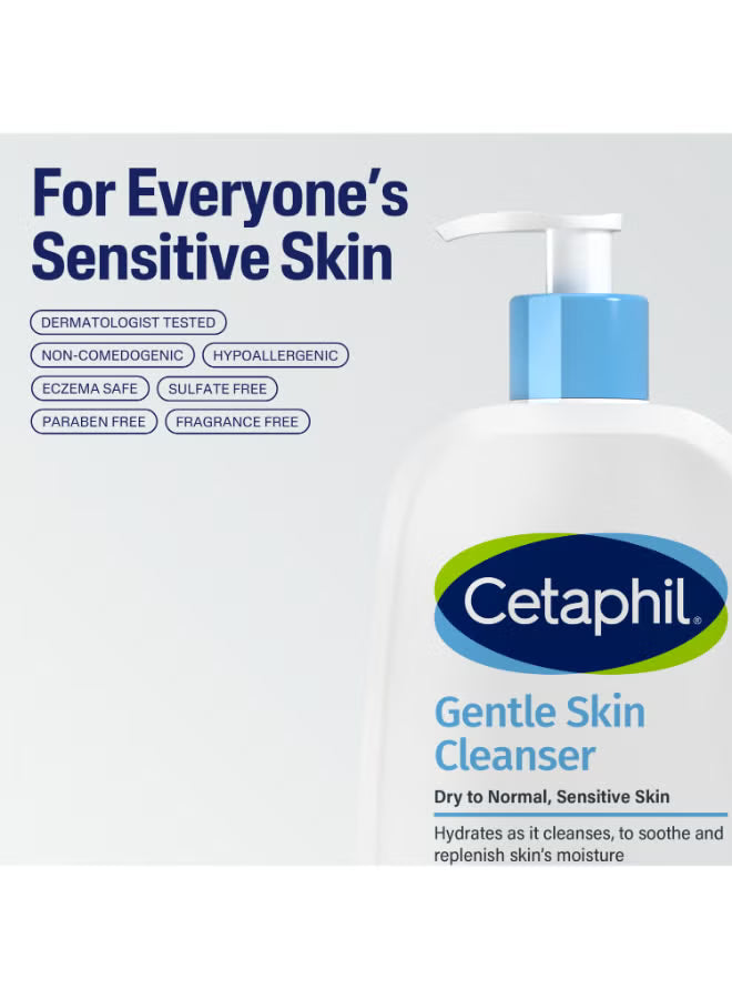 Gentle Skin Cleanser, Face And Body Wash For Dry To Normal, Sensitive Skin