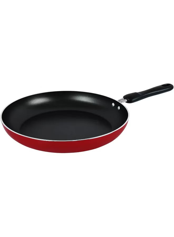 Classique Frypan with Spatula Set of 3 Pieces Red/Black 28cm