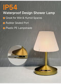Touch Control LED Table Lamp – Rechargeable & Cordless with 3-Color Dimmable Light & Stepless Dimming