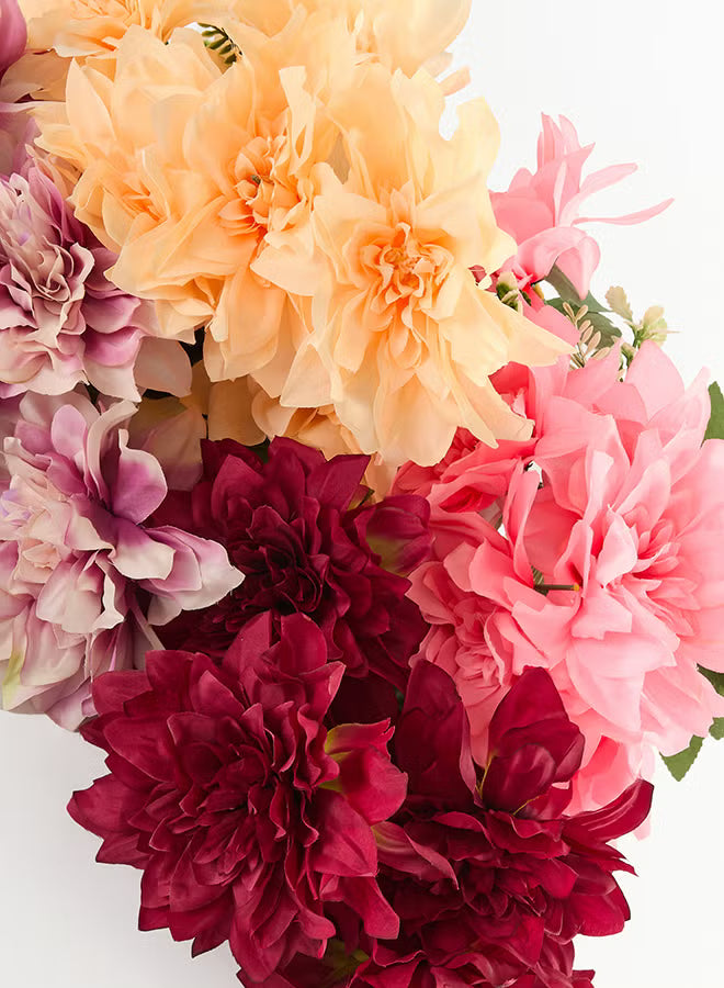 Dalia 1pc Flower Bunch with 5 buds – Light Purple | 52cm Artificial Flower