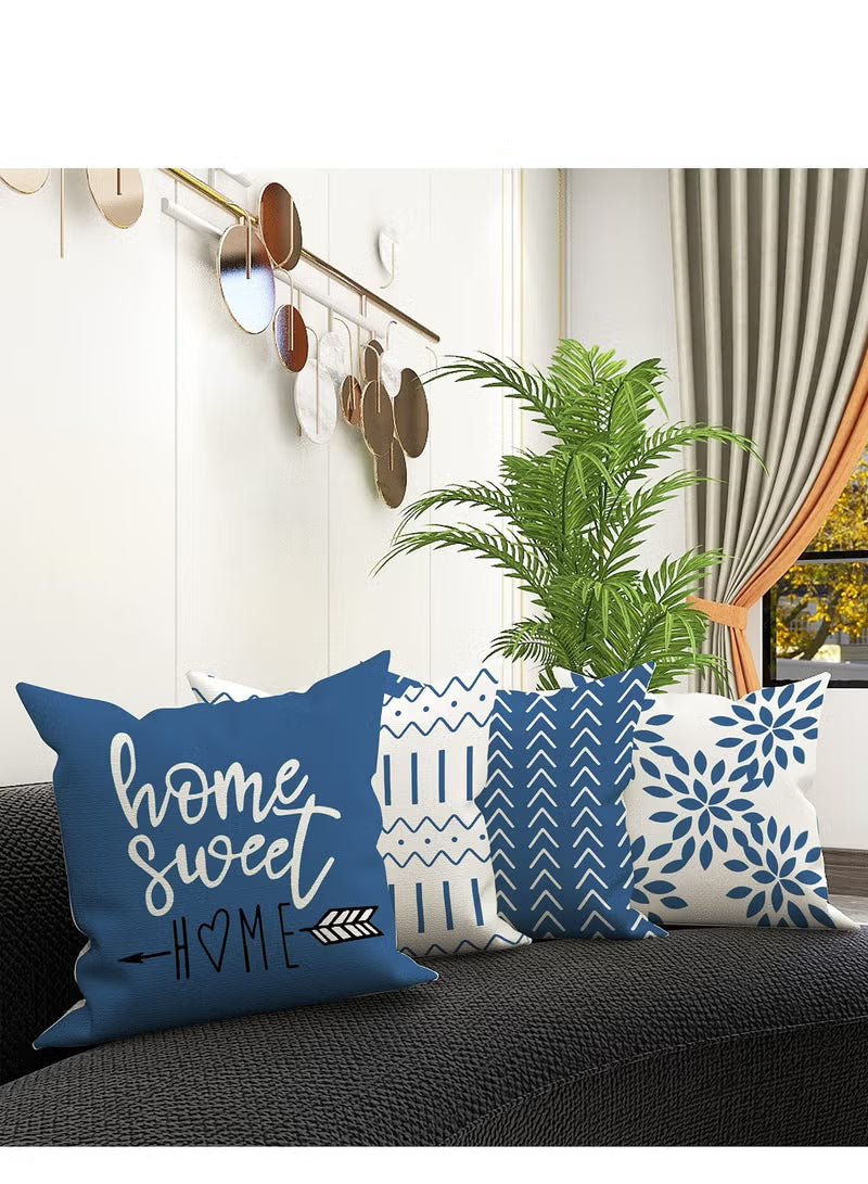 Pillow Covers, Modern Sofa Throw Pillow Cover, Decorative Outdoor Linen Fabric