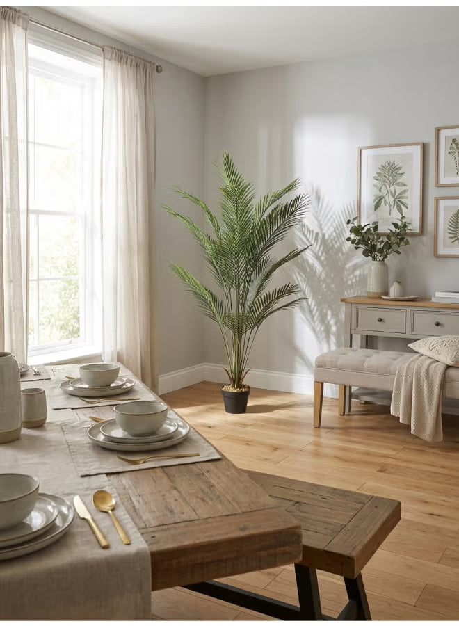 Palm 150cm (5 ft) Tall Artificial Tree with Pot | Floor Plant with Lifelike Design