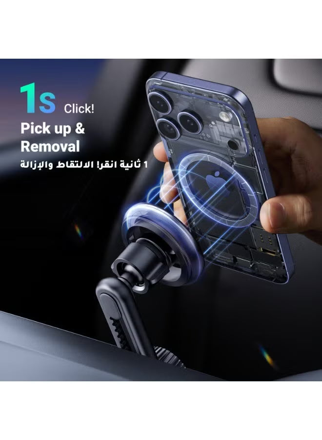 Magsafe Car Mount, Never Block Air Vent: 2024 Upgraded 3Rd-Gen Ultra Stable Car Phone Holder Air Vent Magnetic Car Mobile Holder Rotatable Car Mount Fit For iPhone 16/15/14 Galaxy S24 S23 S22, Xiaomi Black