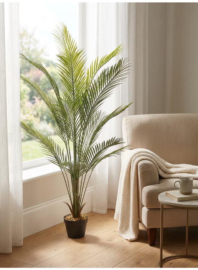 Palm 150cm (5 ft) Tall Artificial Tree with Pot | Floor Plant with Lifelike Design