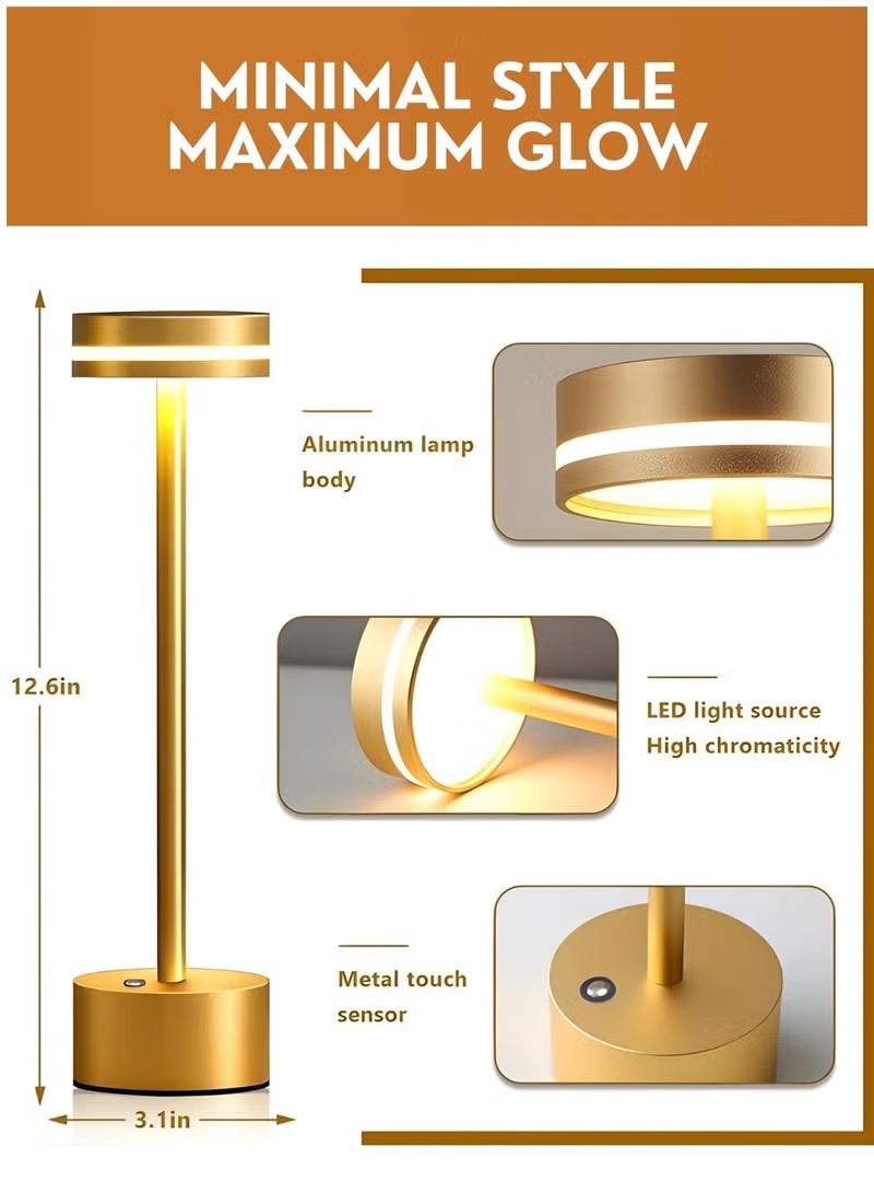 Rechargeable Cordless LED Table Lamp