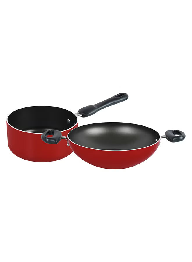 9-Piece Aluminium Non-Stick Coating Durable Design Non-Slip
