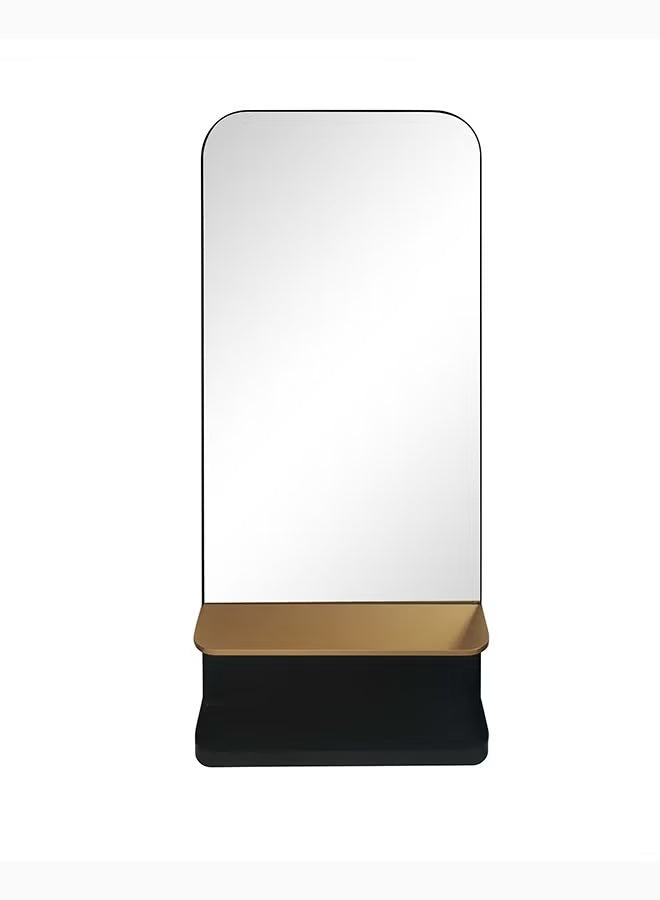 Iron Framed Wall Mirror, Modern Decorative Hanging Mirror For Living Room